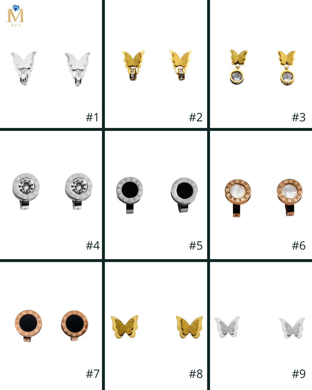 ARETES HUGGIES Dorados M2 ORO LAMINADO
