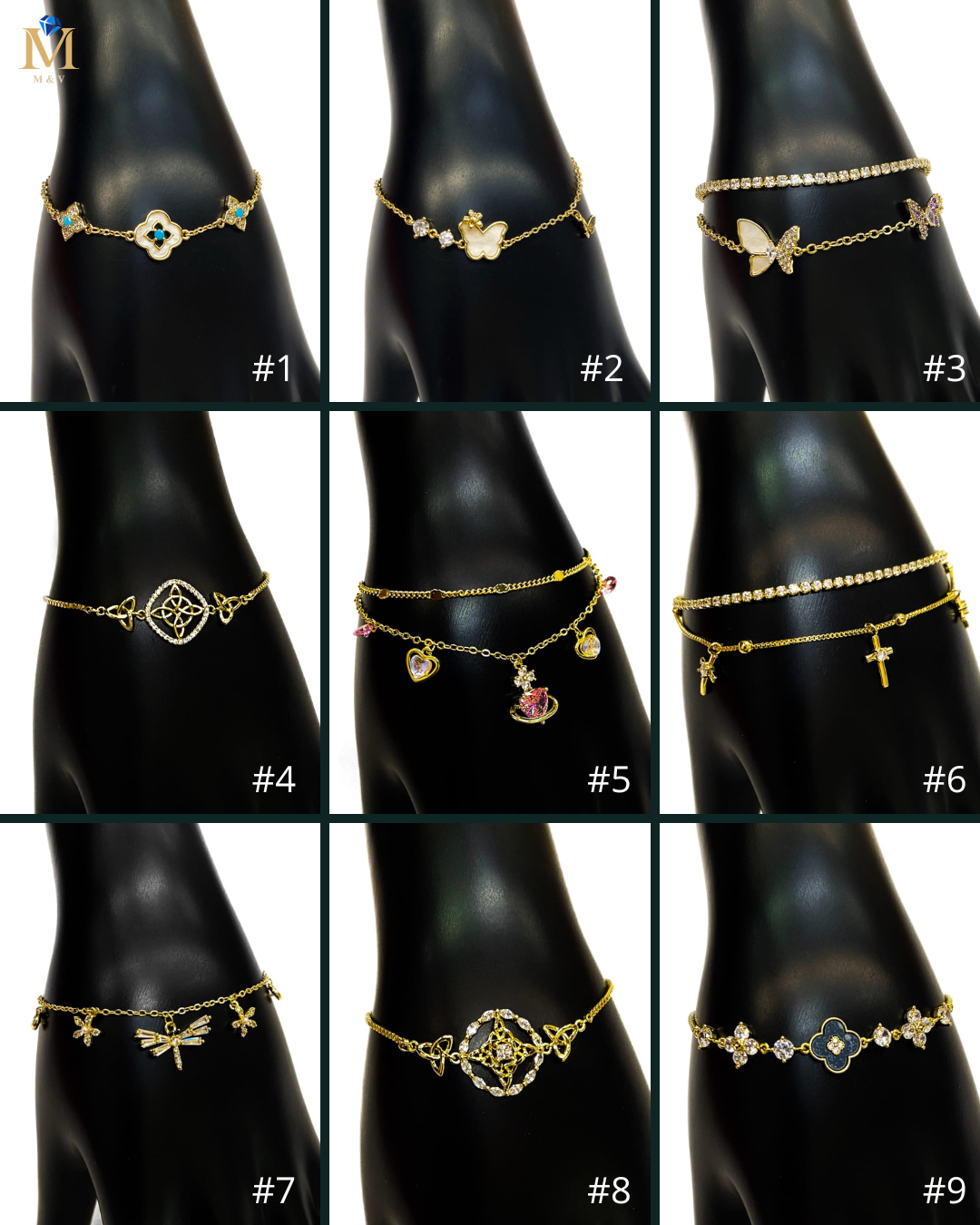 Pulsera Ansheli M6 Oro Laminado