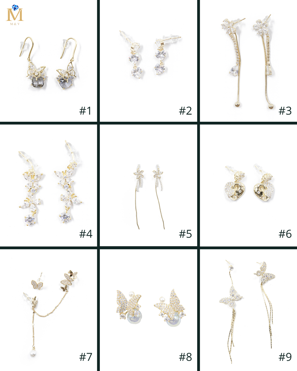 Aretes Largos Ansheli Dorados M9 Oro Laminado