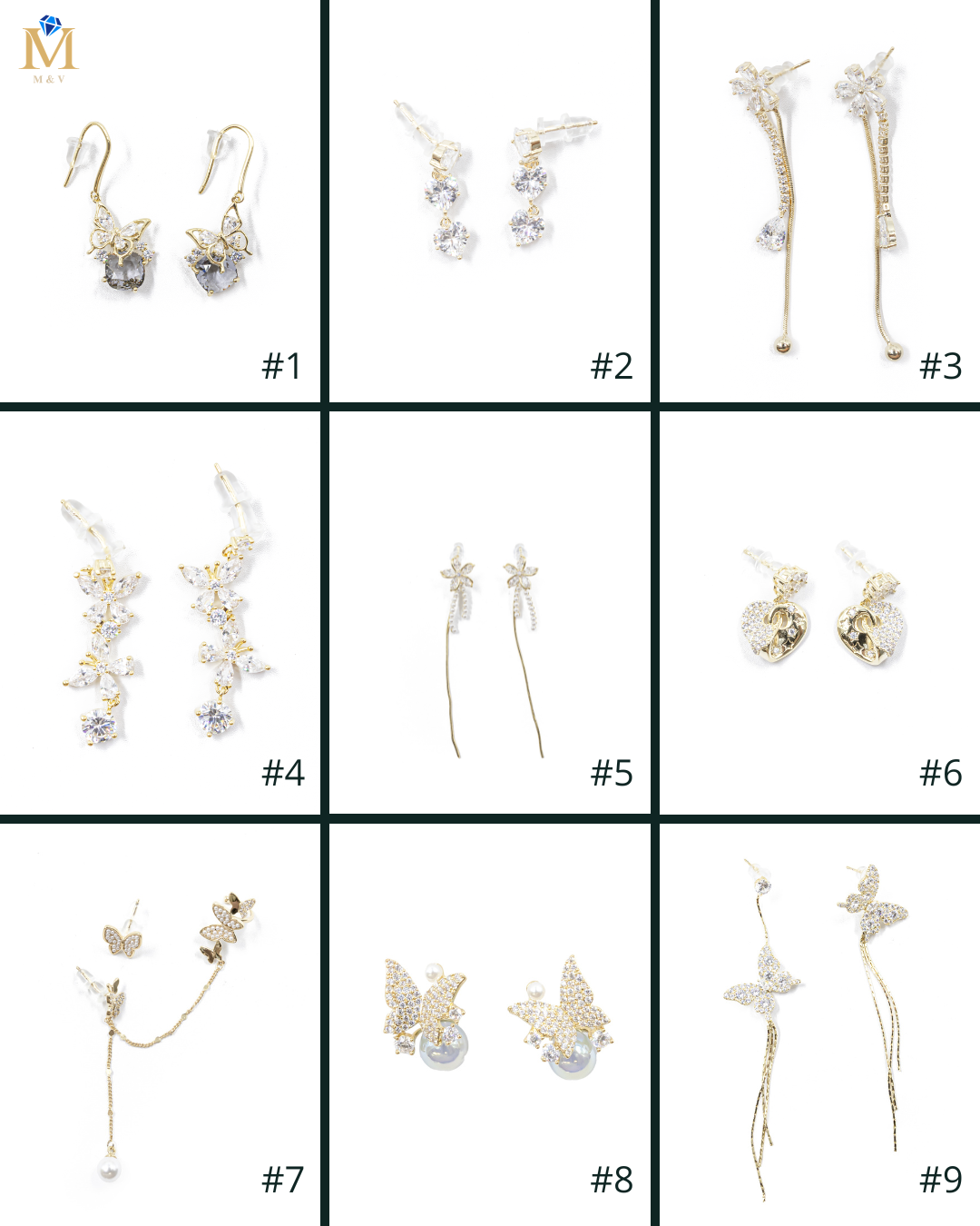 Aretes Largos Ansheli Dorados M9 Oro Laminado