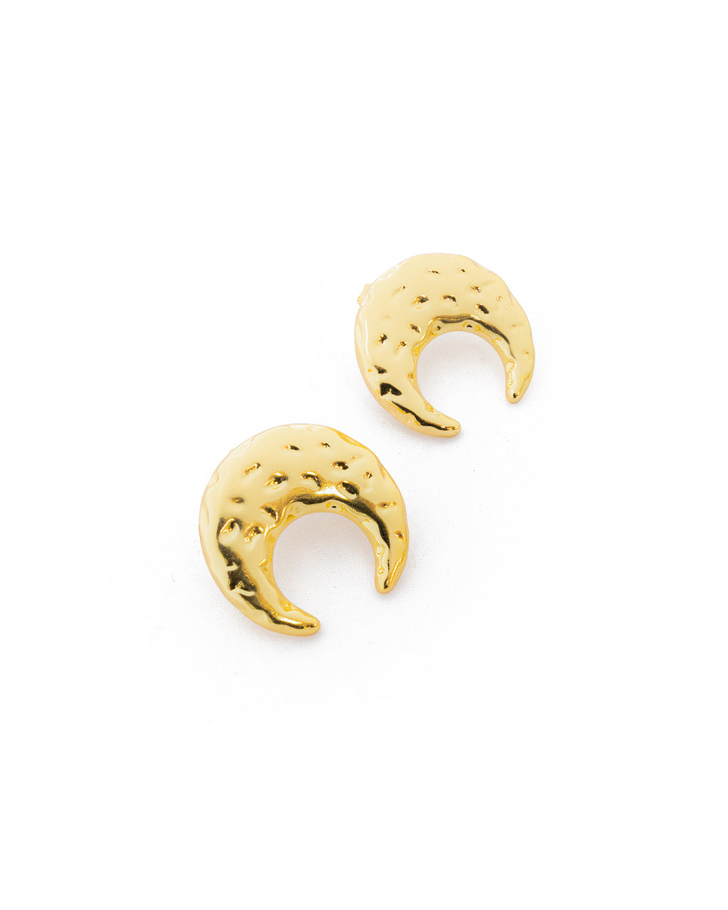 Aretes Dorados con Piedras M5 Oro Laminado