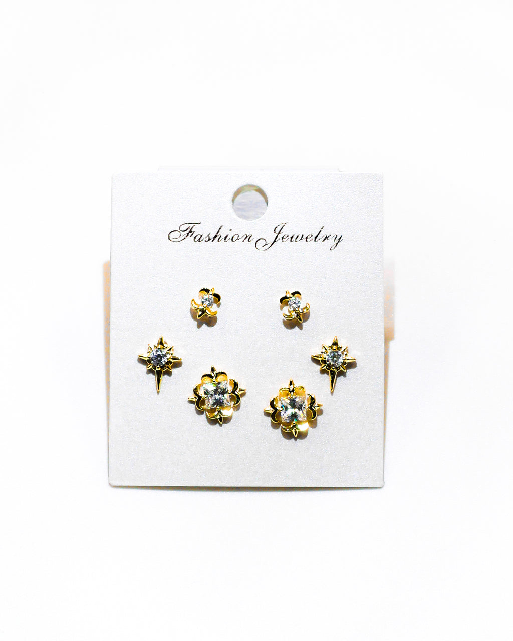Set Aretes X3 - M11 Oro Laminado