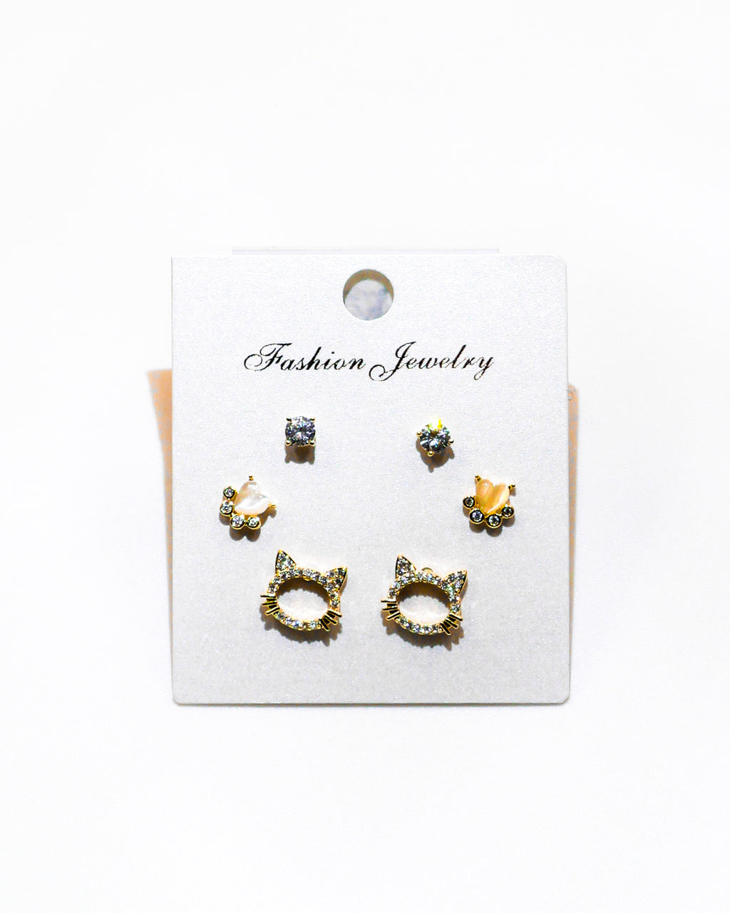 Set Aretes X3 - M11 Oro Laminado