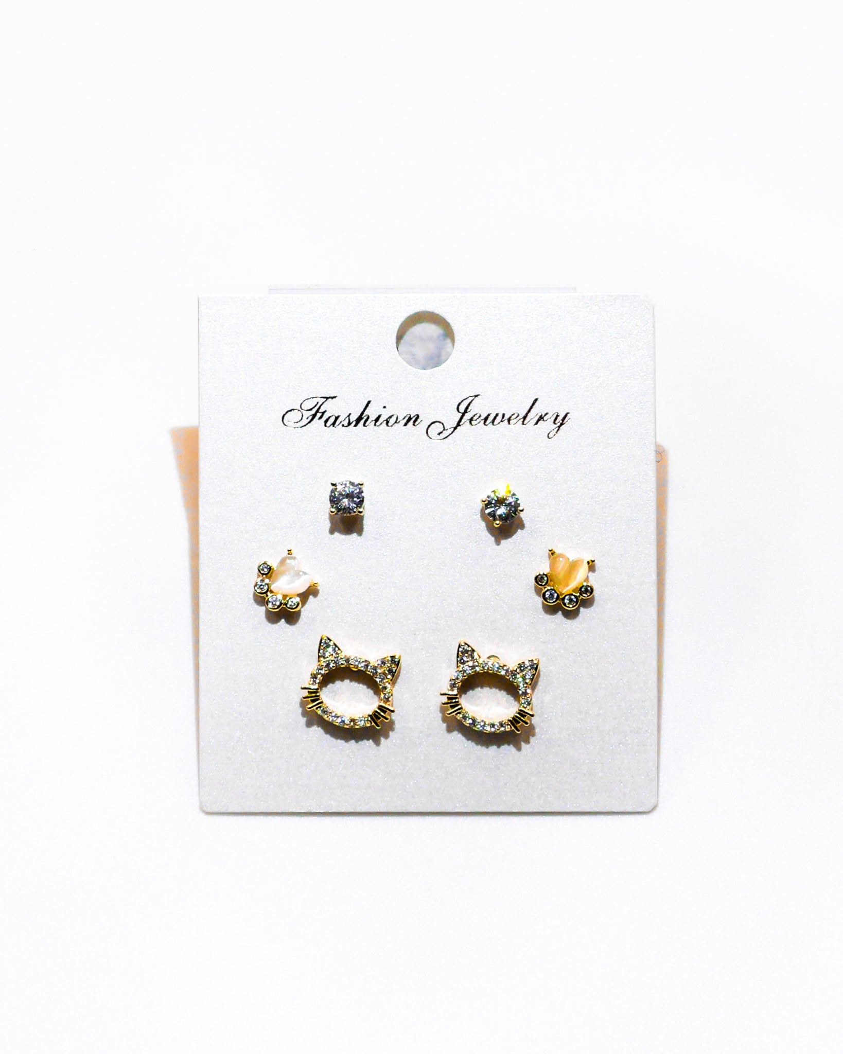 Set Aretes X3 - M11 Oro Laminado