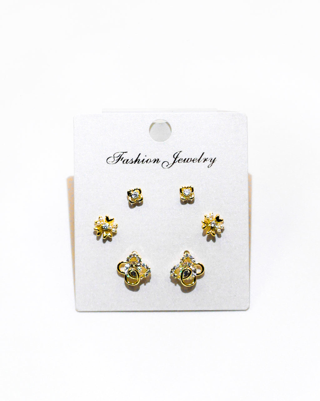 Set Aretes X3 - M11 Oro Laminado