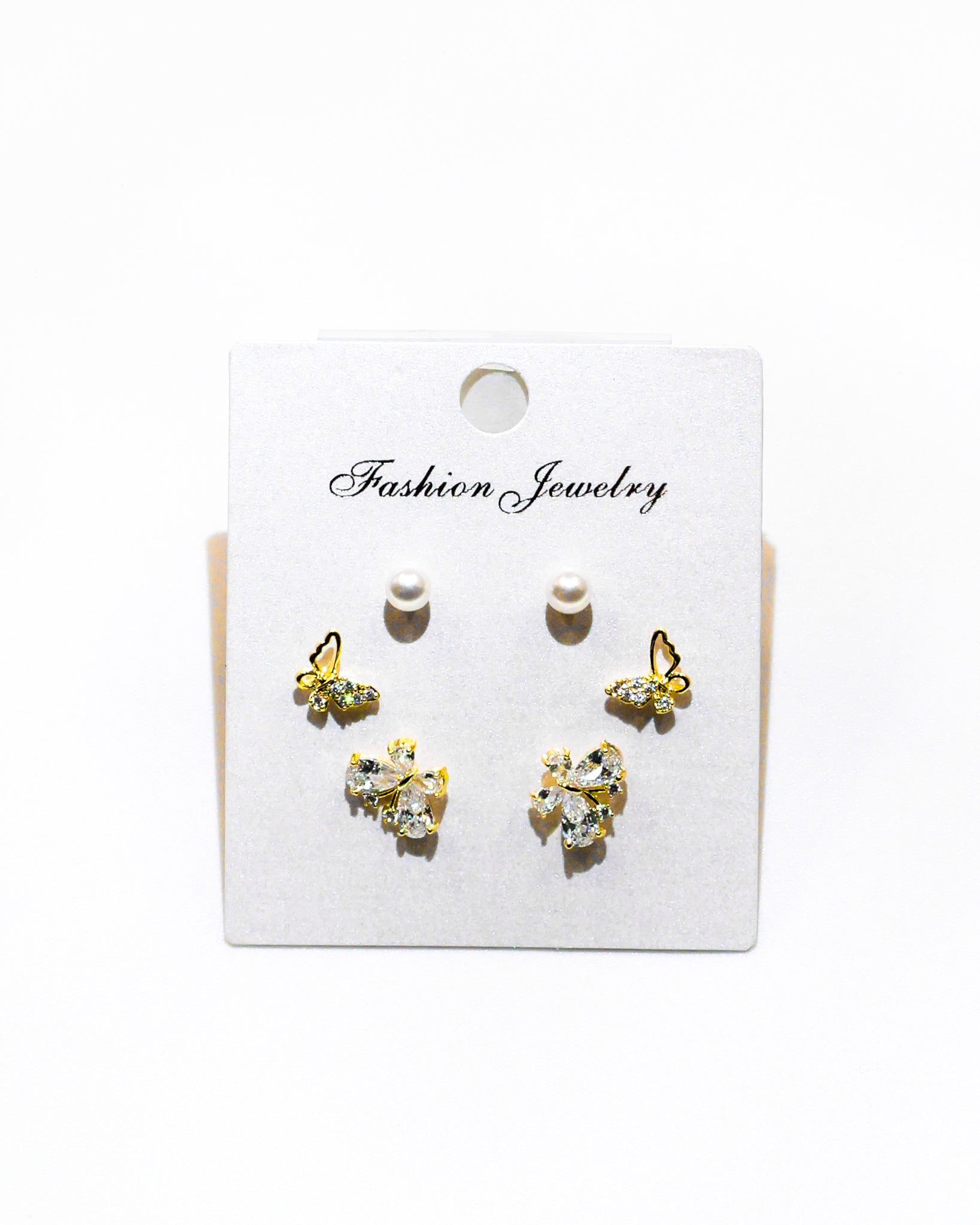Set Aretes X3 - M11 Oro Laminado