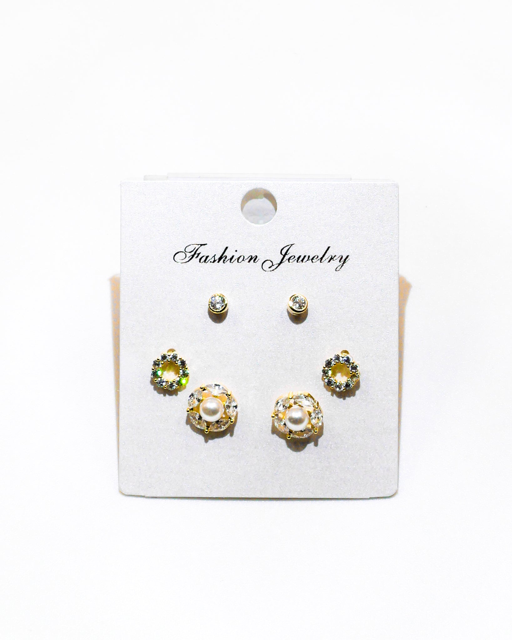 Set Aretes X3 - M2 Oro Laminado