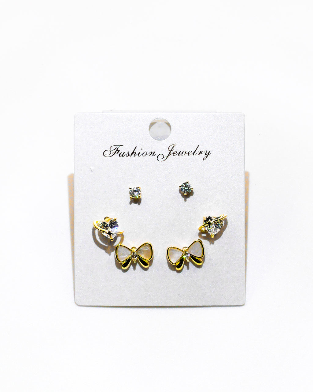 Set Aretes X3 - M2 Oro Laminado