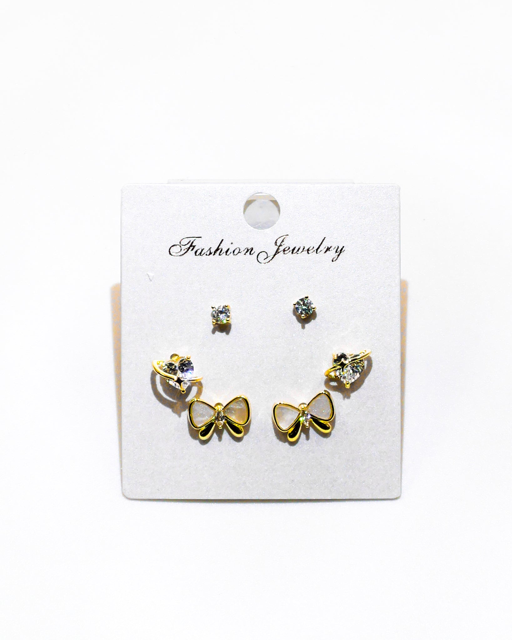 Set Aretes X3 - M2 Oro Laminado