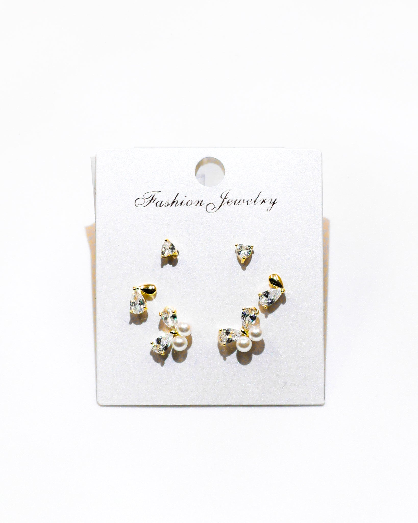 Set Aretes X3 - M2 Oro Laminado