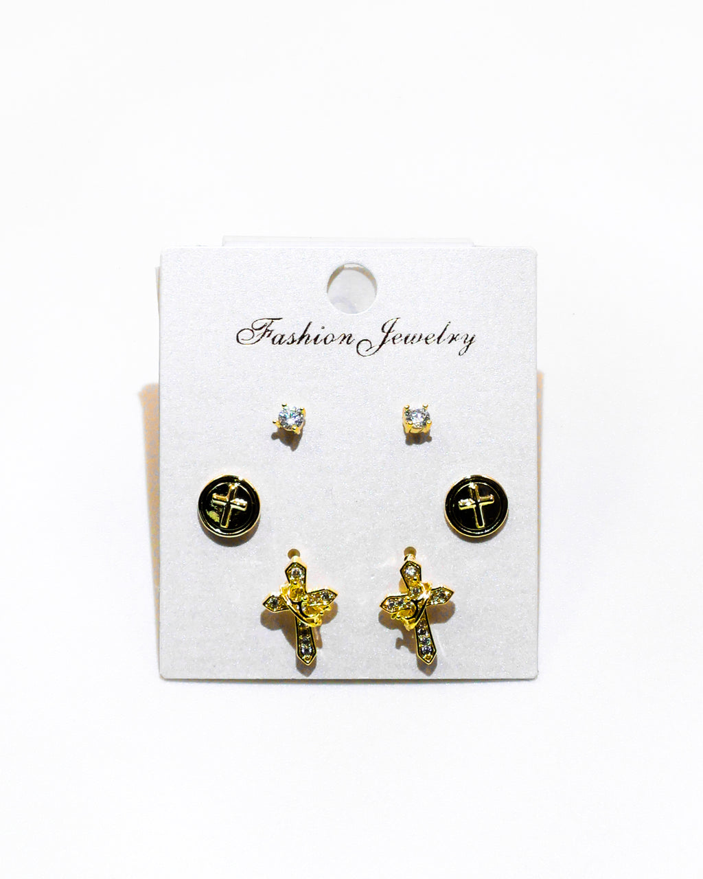 Set Aretes X3 - M2 Oro Laminado