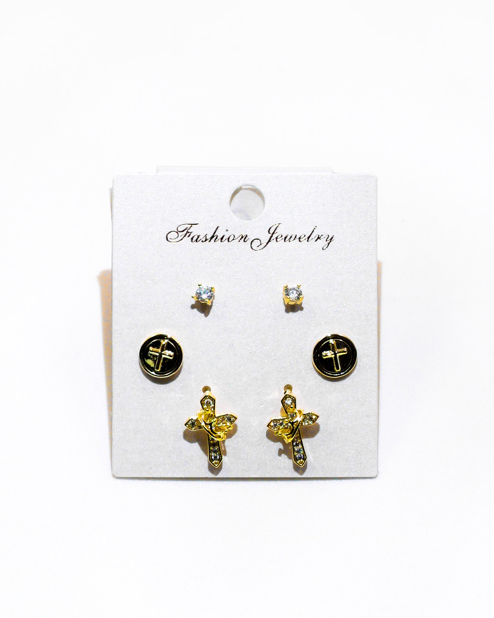 Set Aretes X3 - M2 Oro Laminado