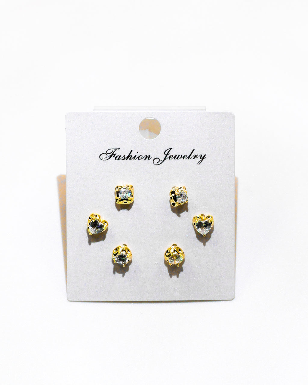 Set Aretes X3 - M1 Oro Laminado