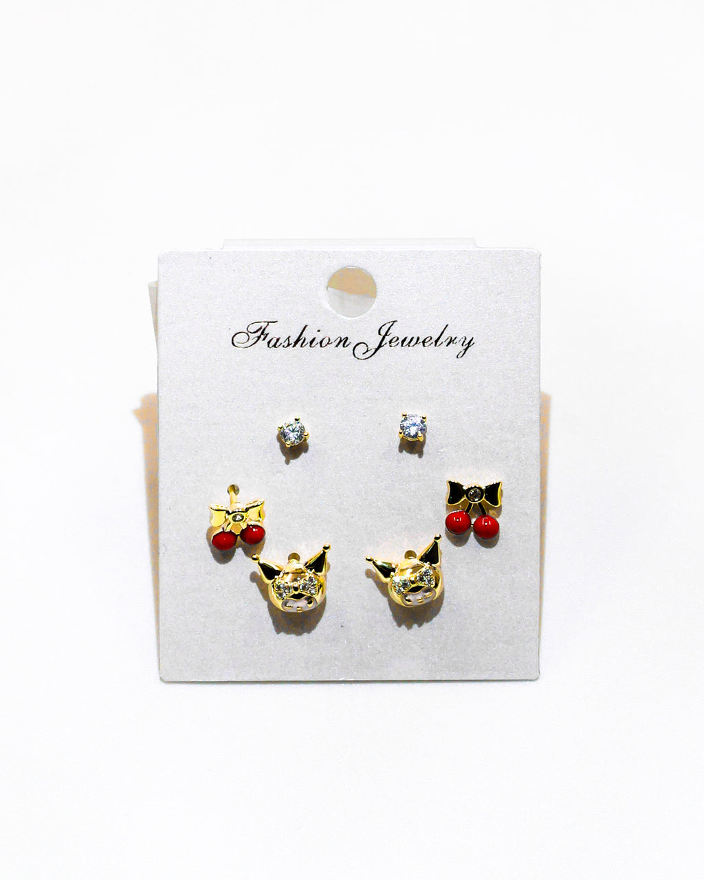 Set Aretes X3 - M1 Oro Laminado