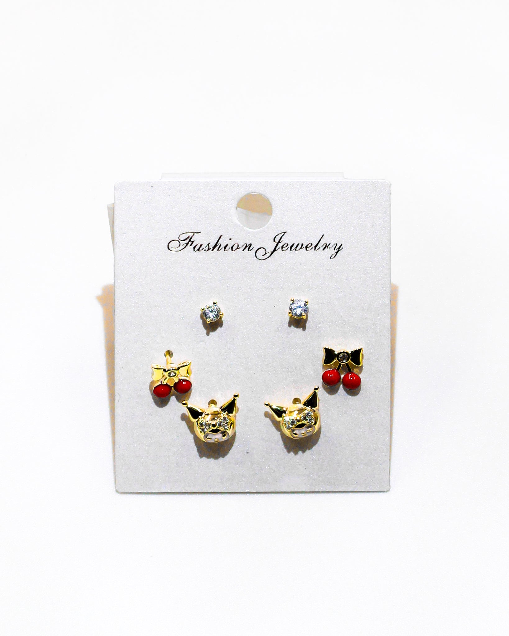 Set Aretes X3 - M1 Oro Laminado