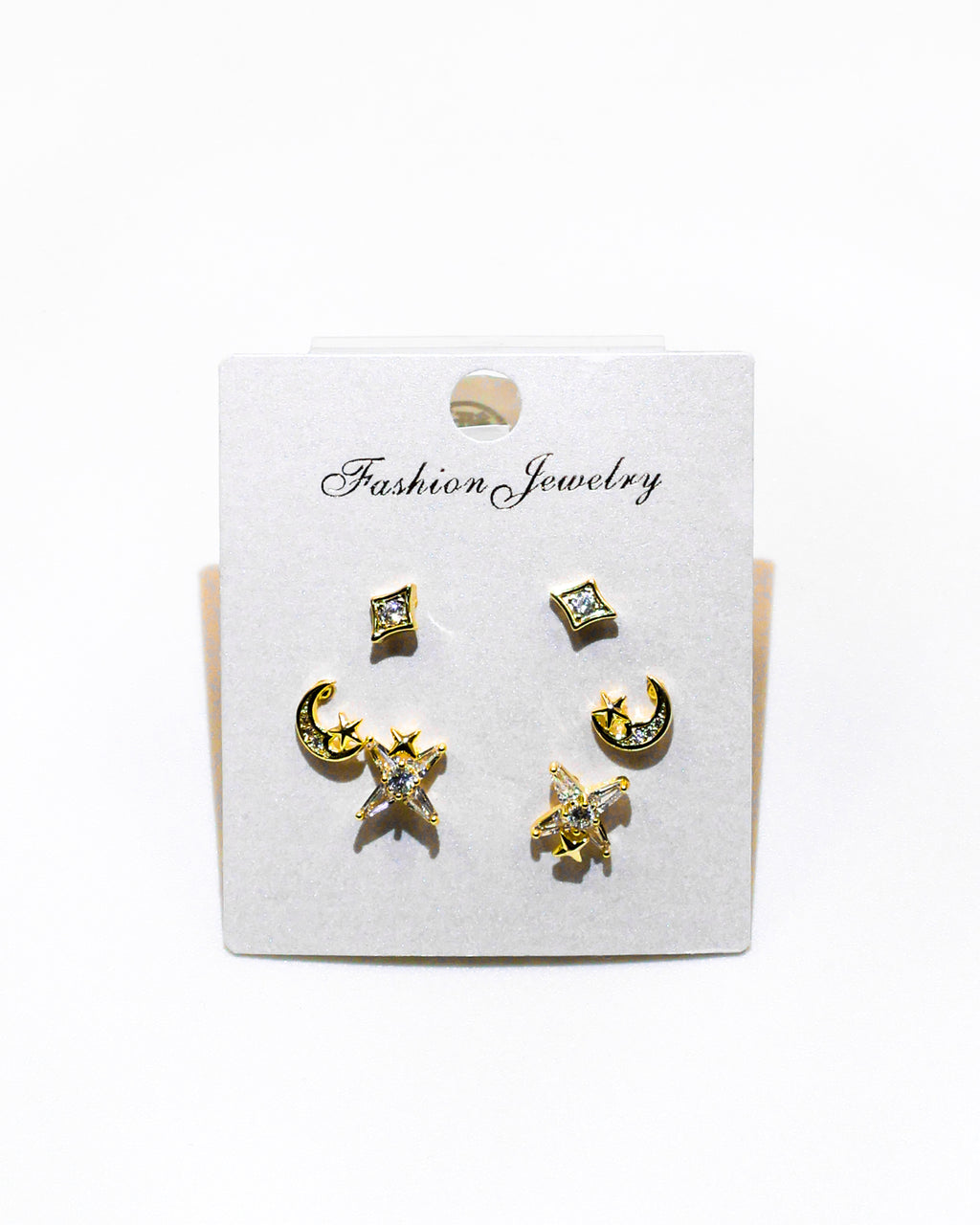 Set Aretes X3 - M1 Oro Laminado