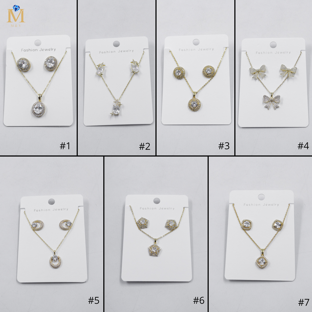 Conjuntos Dorados M6 Oro Laminado