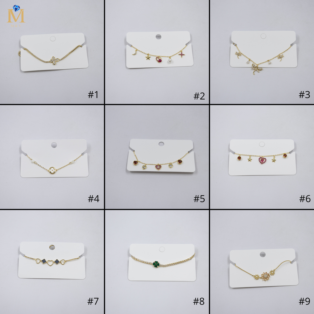 Pulsera Dorada Ansheli 31 Oro Laminado