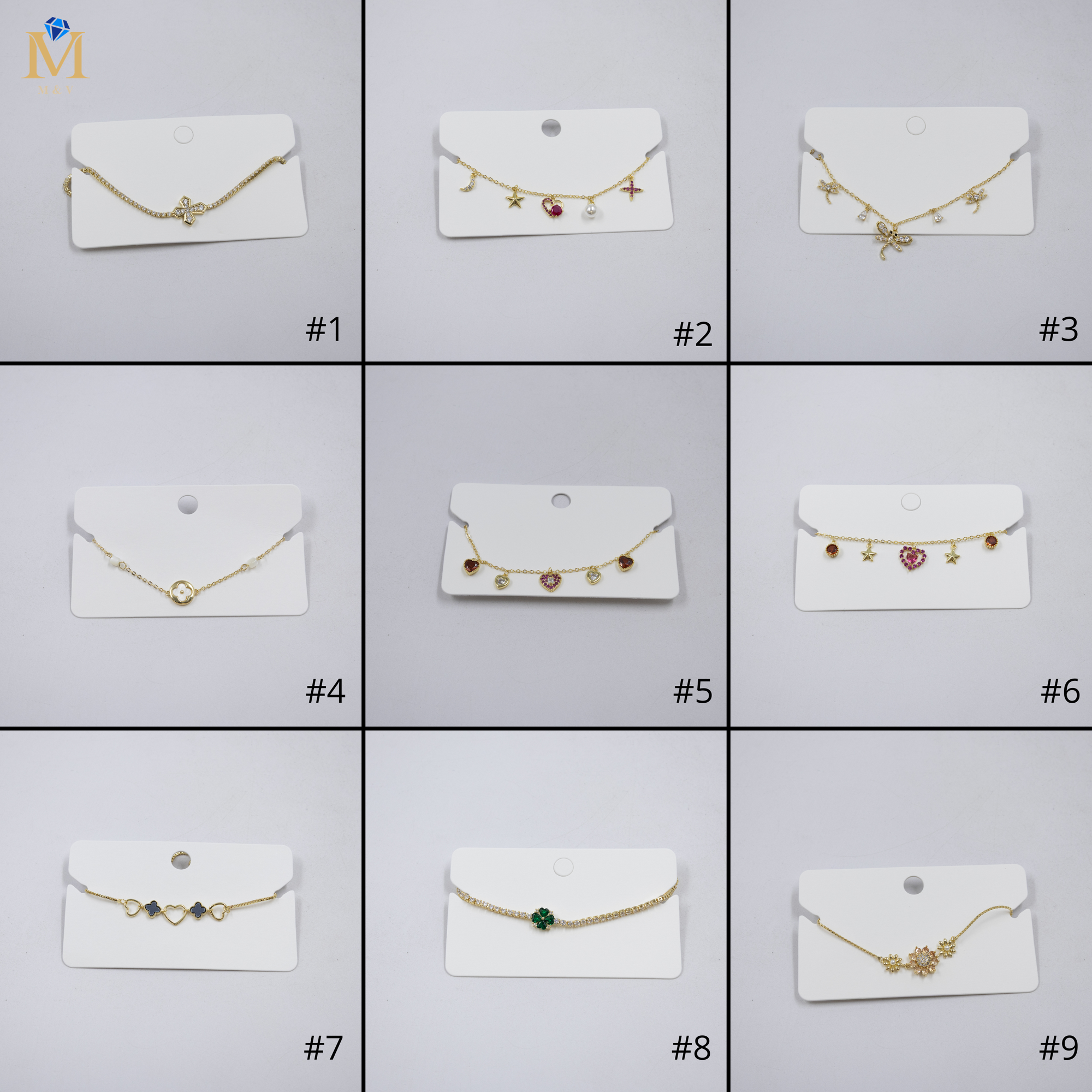 Pulsera Dorada Ansheli 31 Oro Laminado