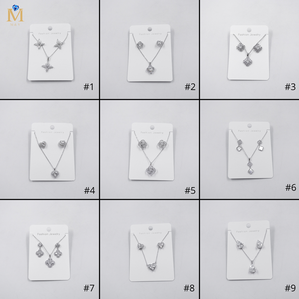 Conjuntos Plateados M10 Oro Laminado