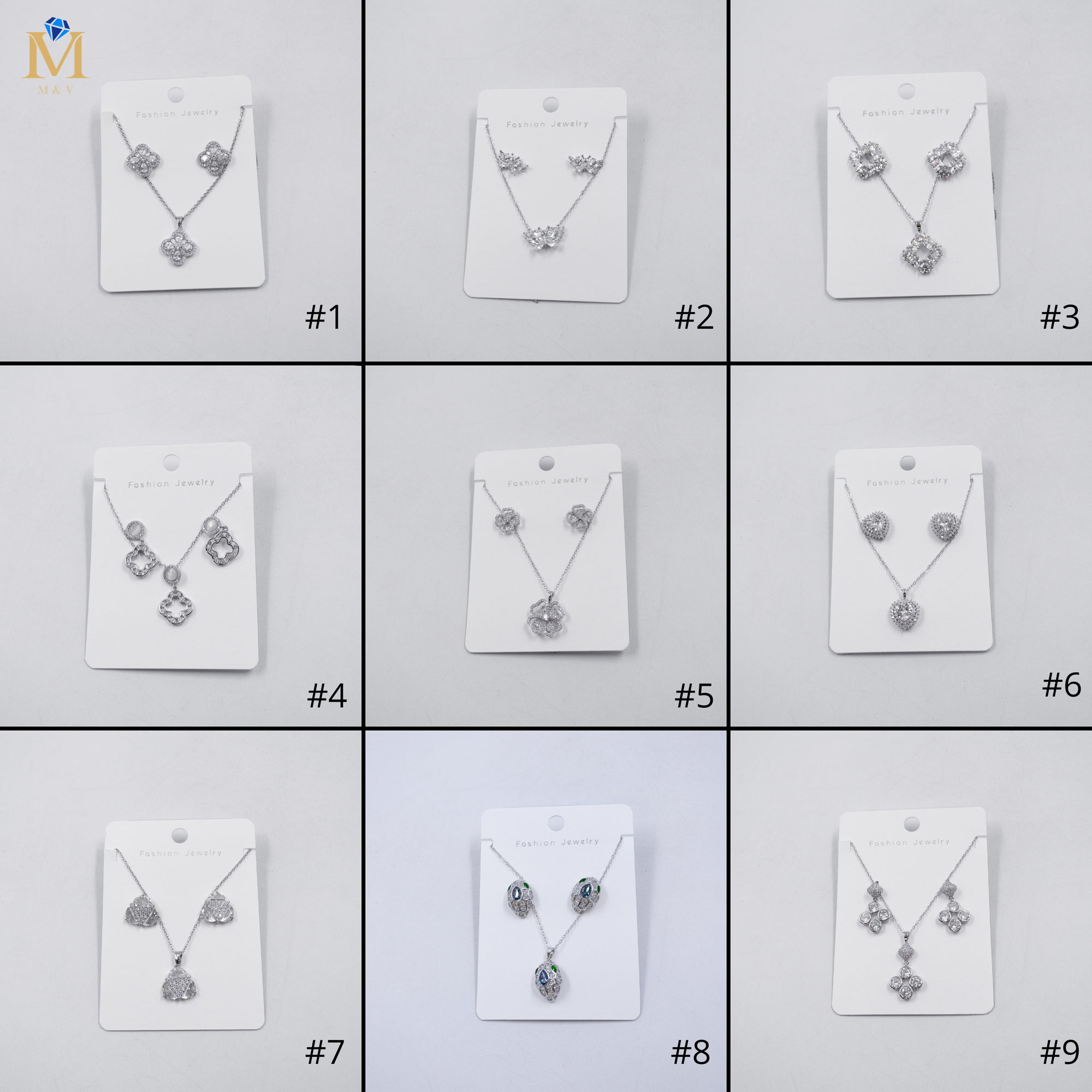 Conjuntos Plateados M11 Oro Laminado