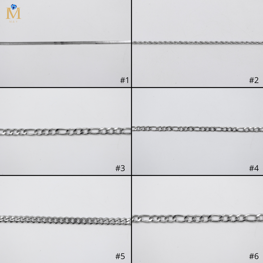 Pulseras Plateadas M2 Acero Inoxidable