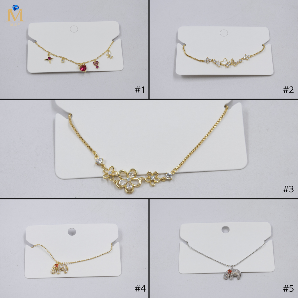 Pulsera Dorada Ansheli 32 Oro Laminado