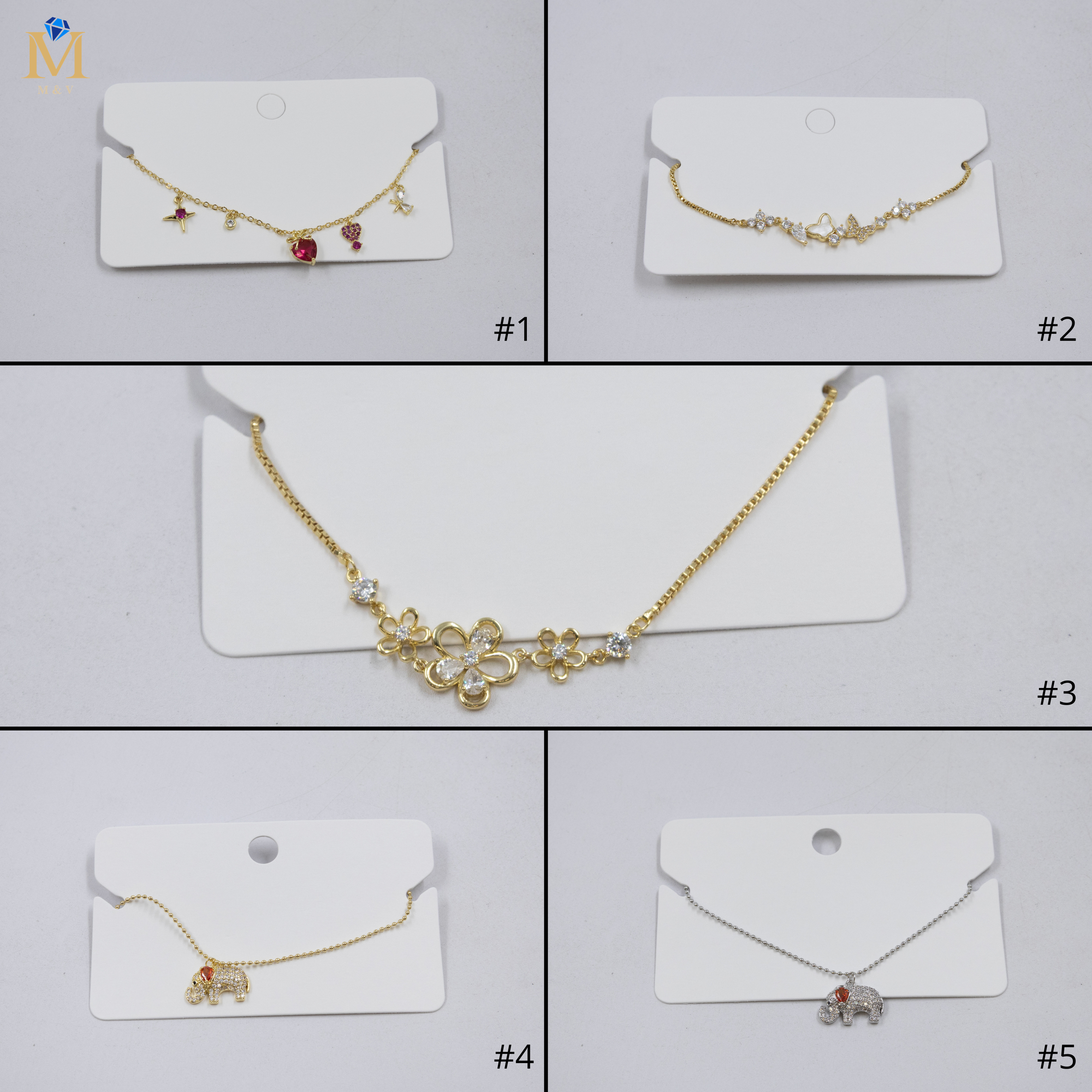 Pulsera Dorada Ansheli 32 Oro Laminado