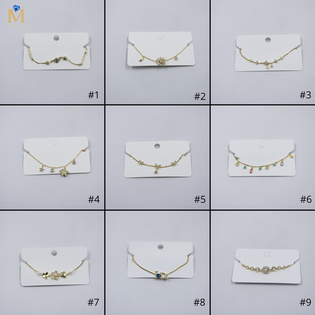 Pulsera Dorada Ansheli M20 Oro Laminado