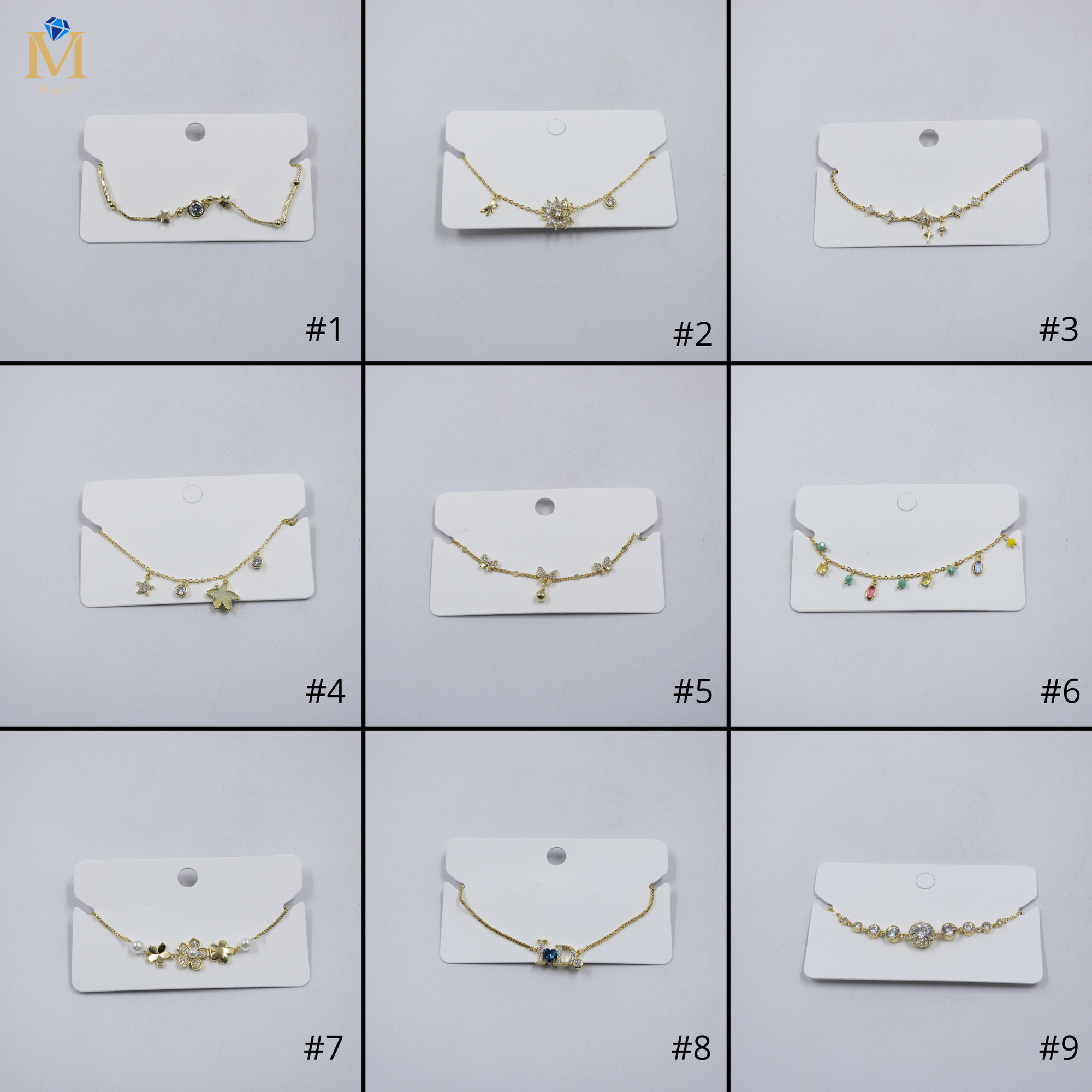 Pulsera Dorada Ansheli M20 Oro Laminado