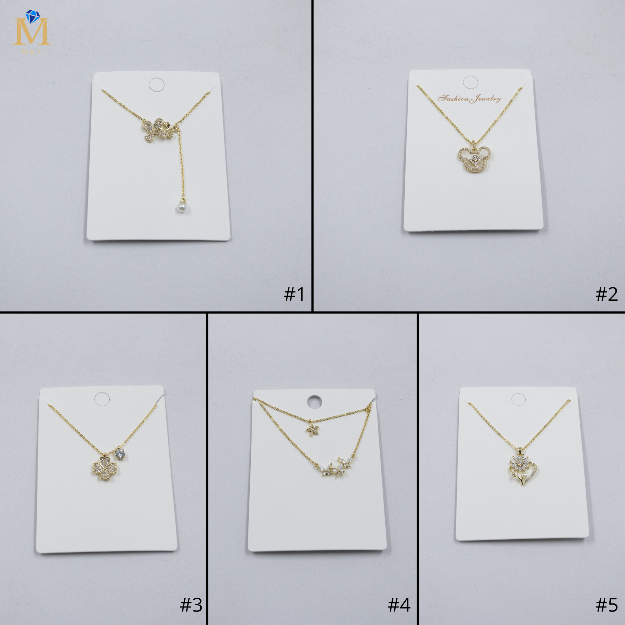 Collar Dorado Ansheli M44 Oro Laminado