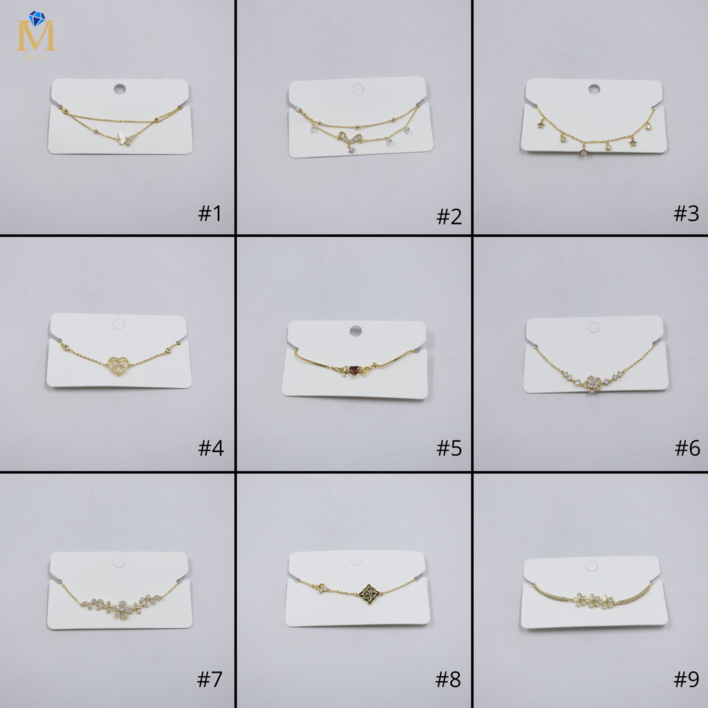 Pulsera Dorada Ansheli M14 Oro Laminado