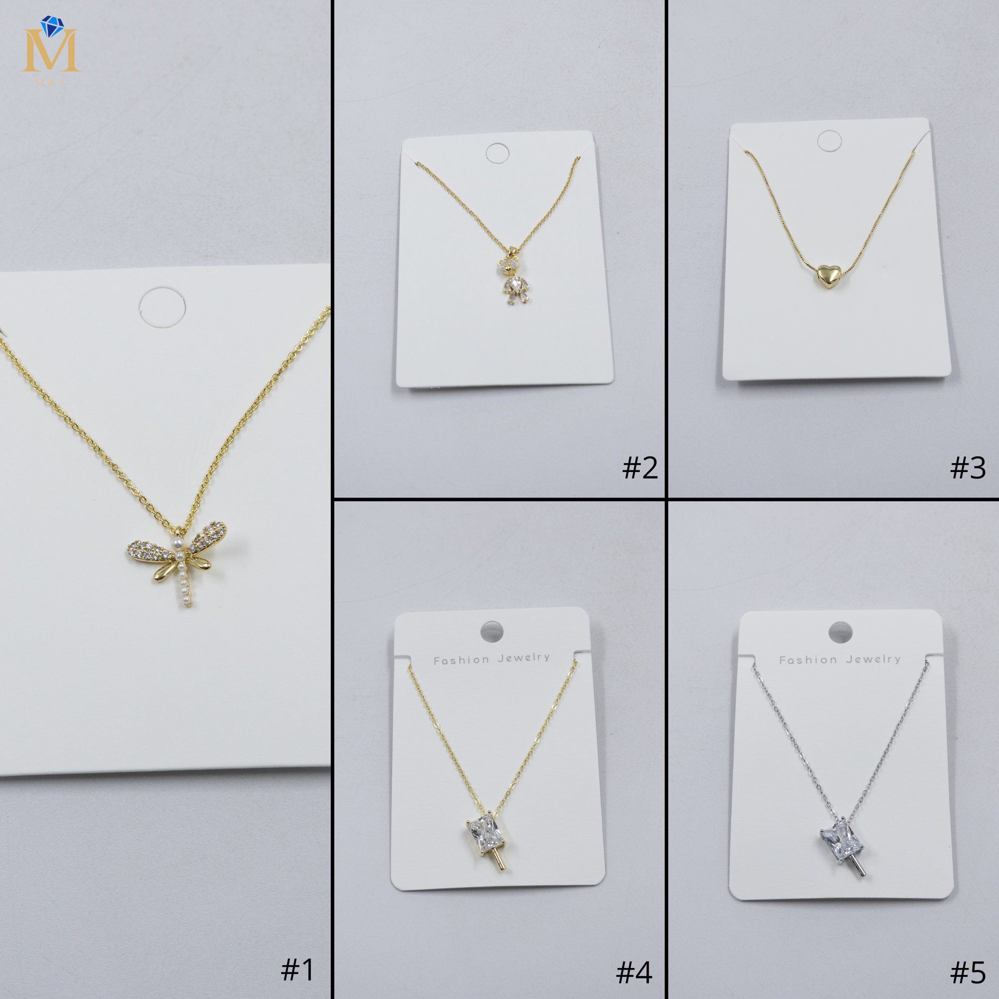 Collar Dorado Ansheli M25 Oro Laminado