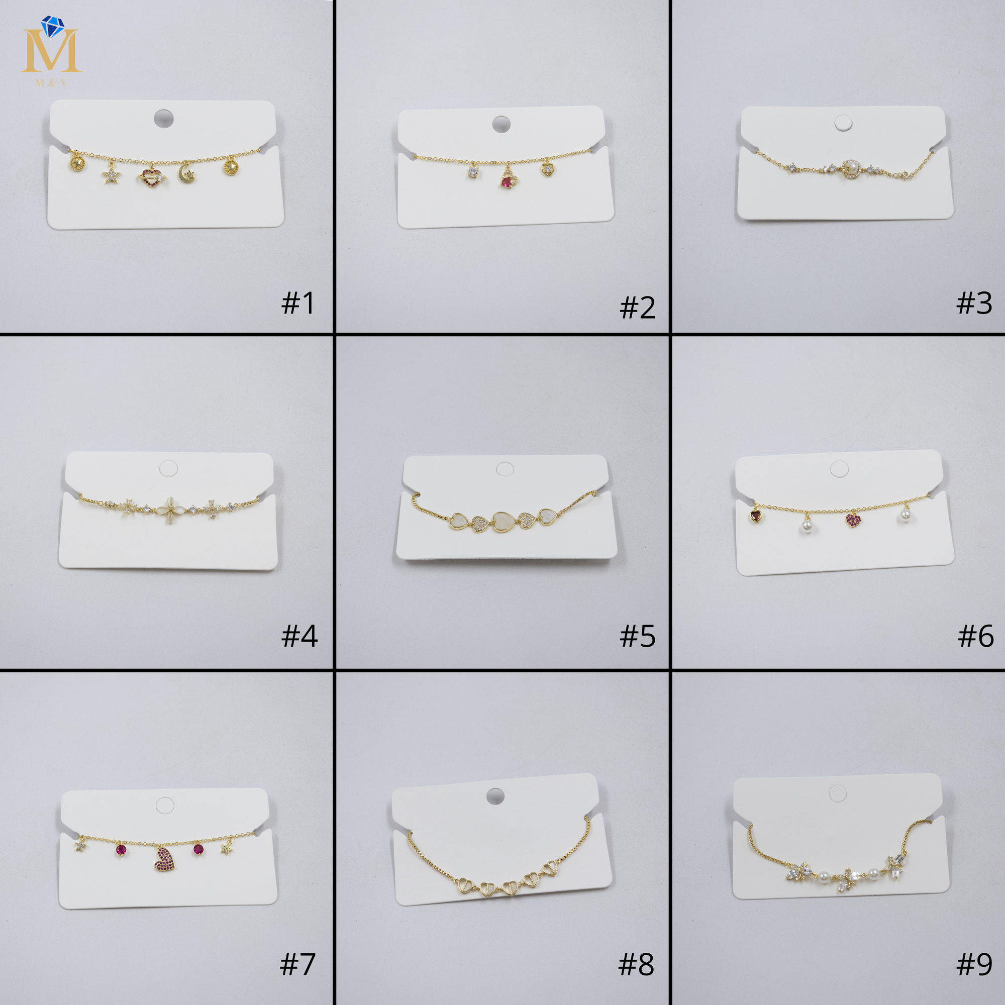 Pulsera Dorada Ansheli 30 Oro Laminado