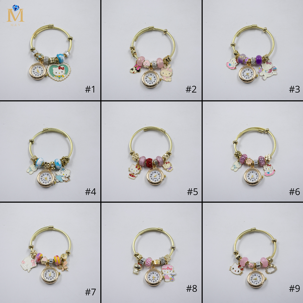 Pulsera tipo Pandora Dorados M13 Oro Laminado