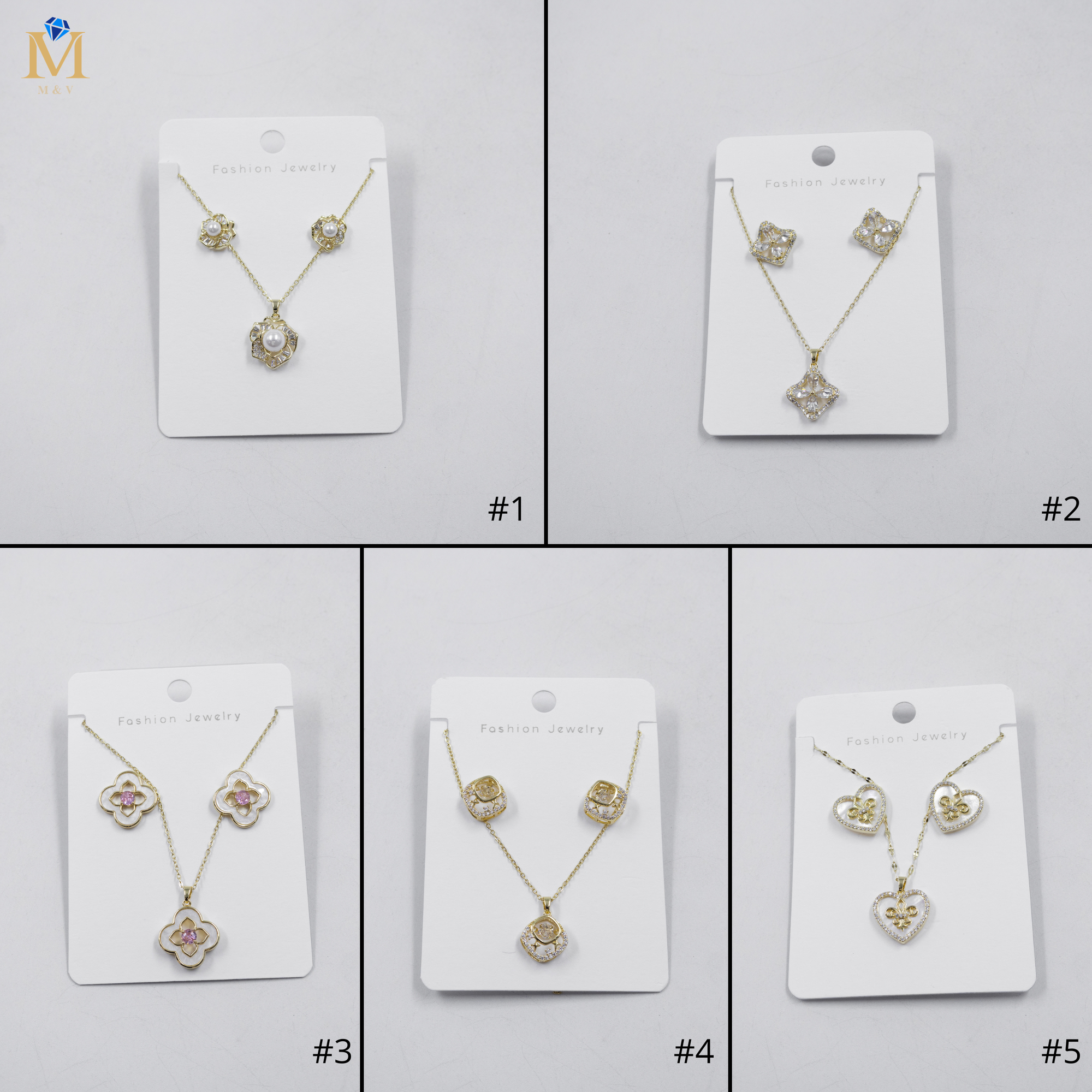 Conjuntos Dorados M9 Oro Laminado