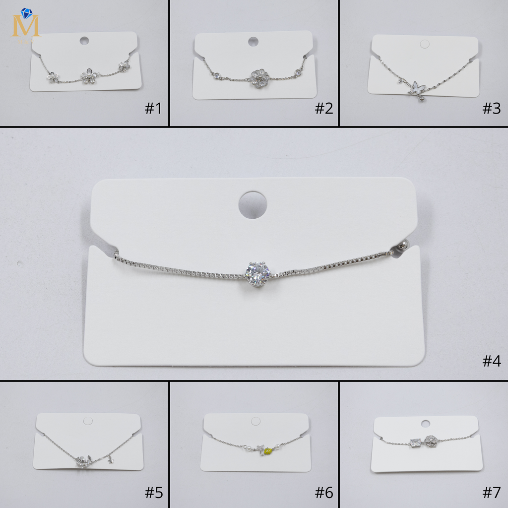Pulsera Plateada Ansheli 34 Oro Laminado