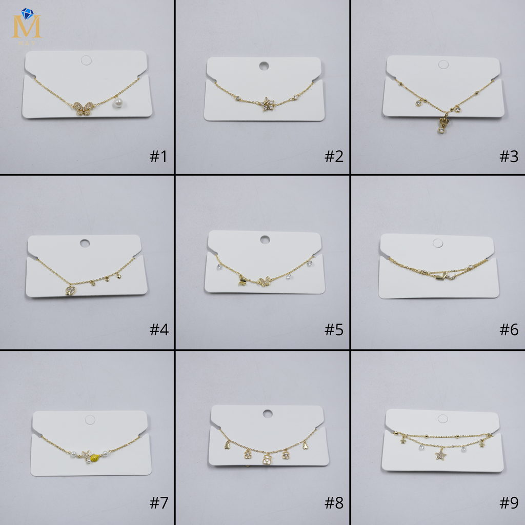 Pulsera Dorada Ansheli M2 Oro Laminado