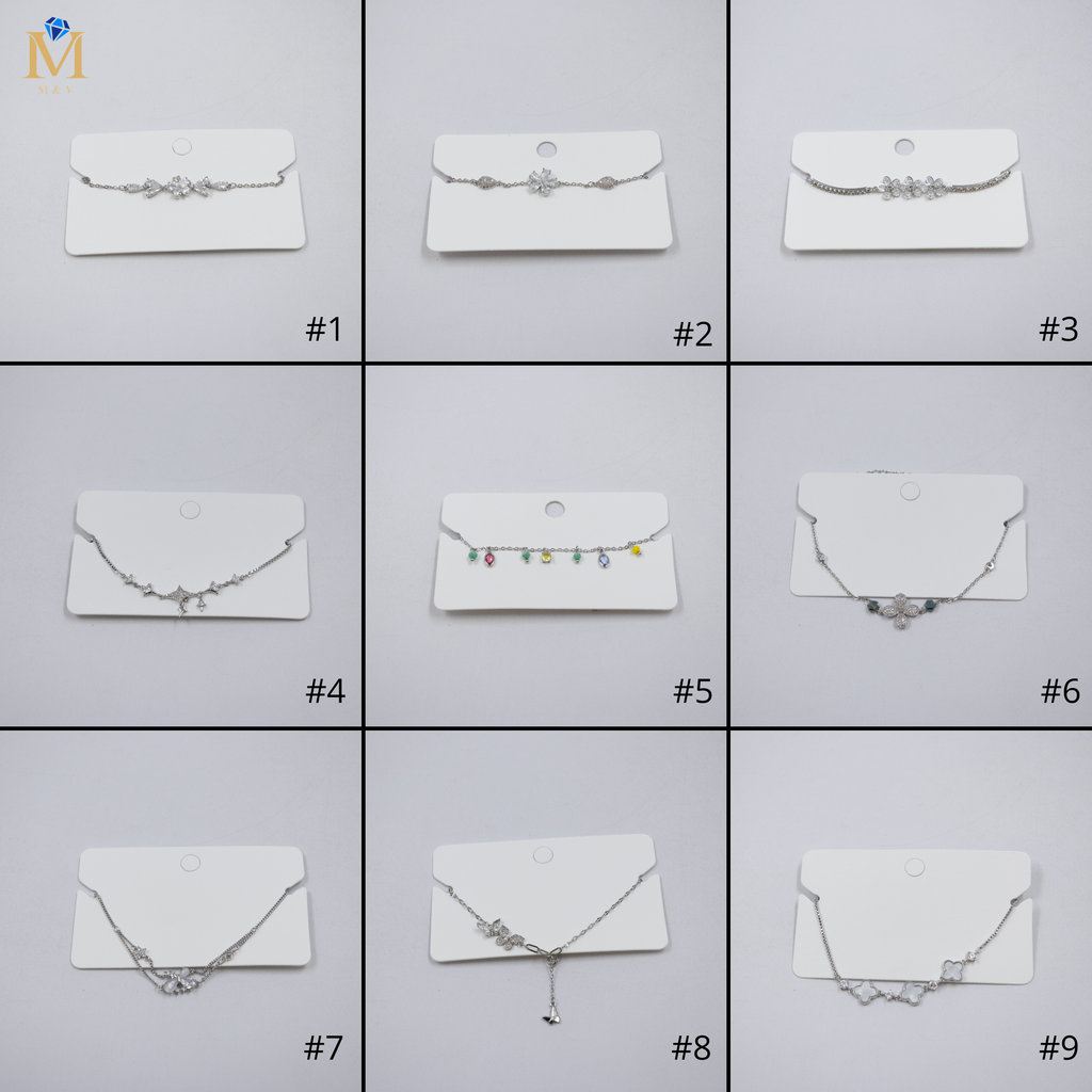 Pulsera Plateada Ansheli 38 Oro Laminado