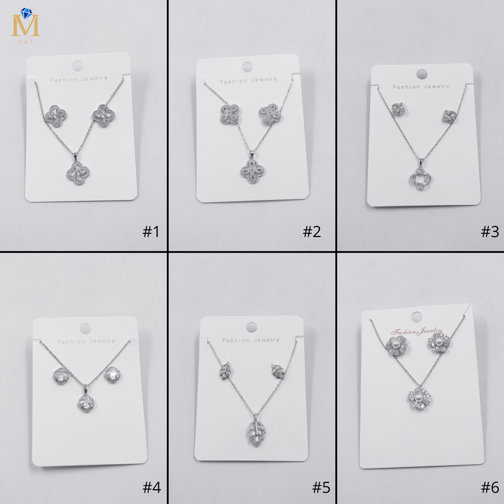 Conjuntos Plateados M7 Oro Laminado