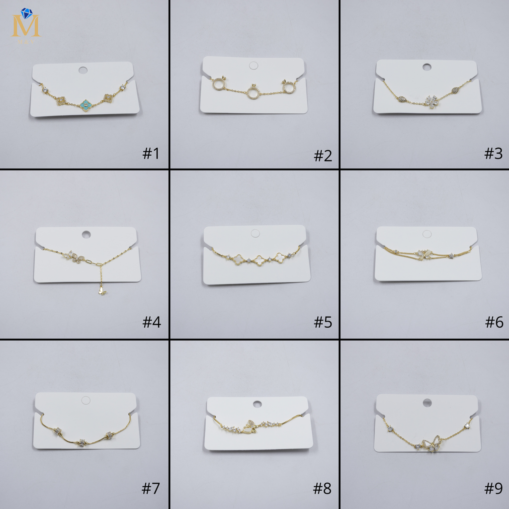 Pulsera Dorada Ansheli M16 Oro Laminado