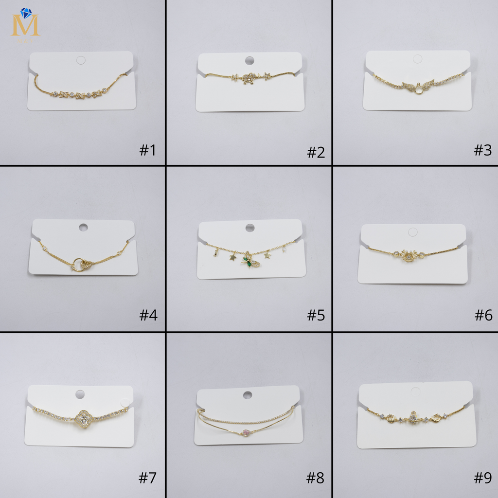 Pulsera Dorada Ansheli M26 Oro Laminado