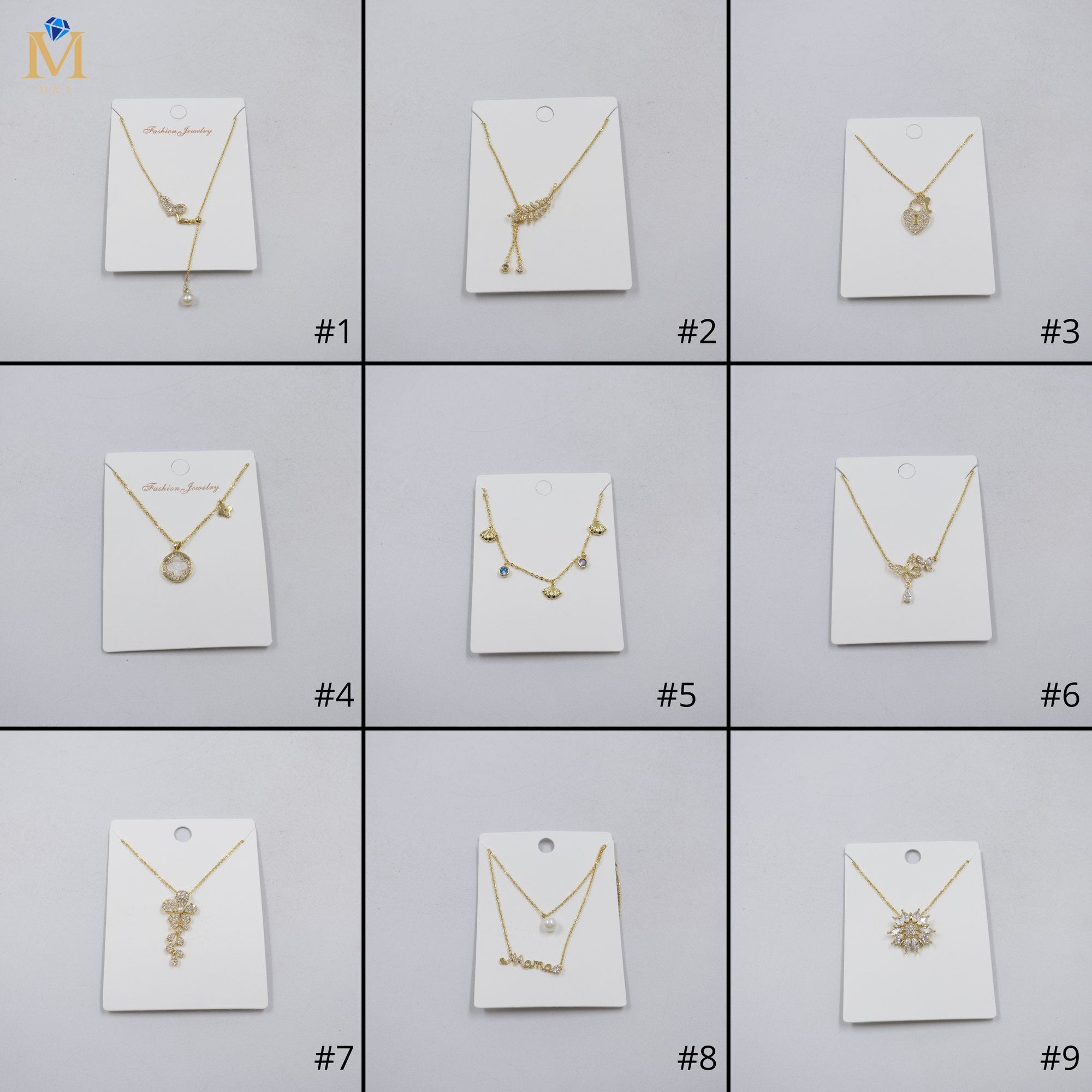Collar Dorado Ansheli M33 Oro Laminado