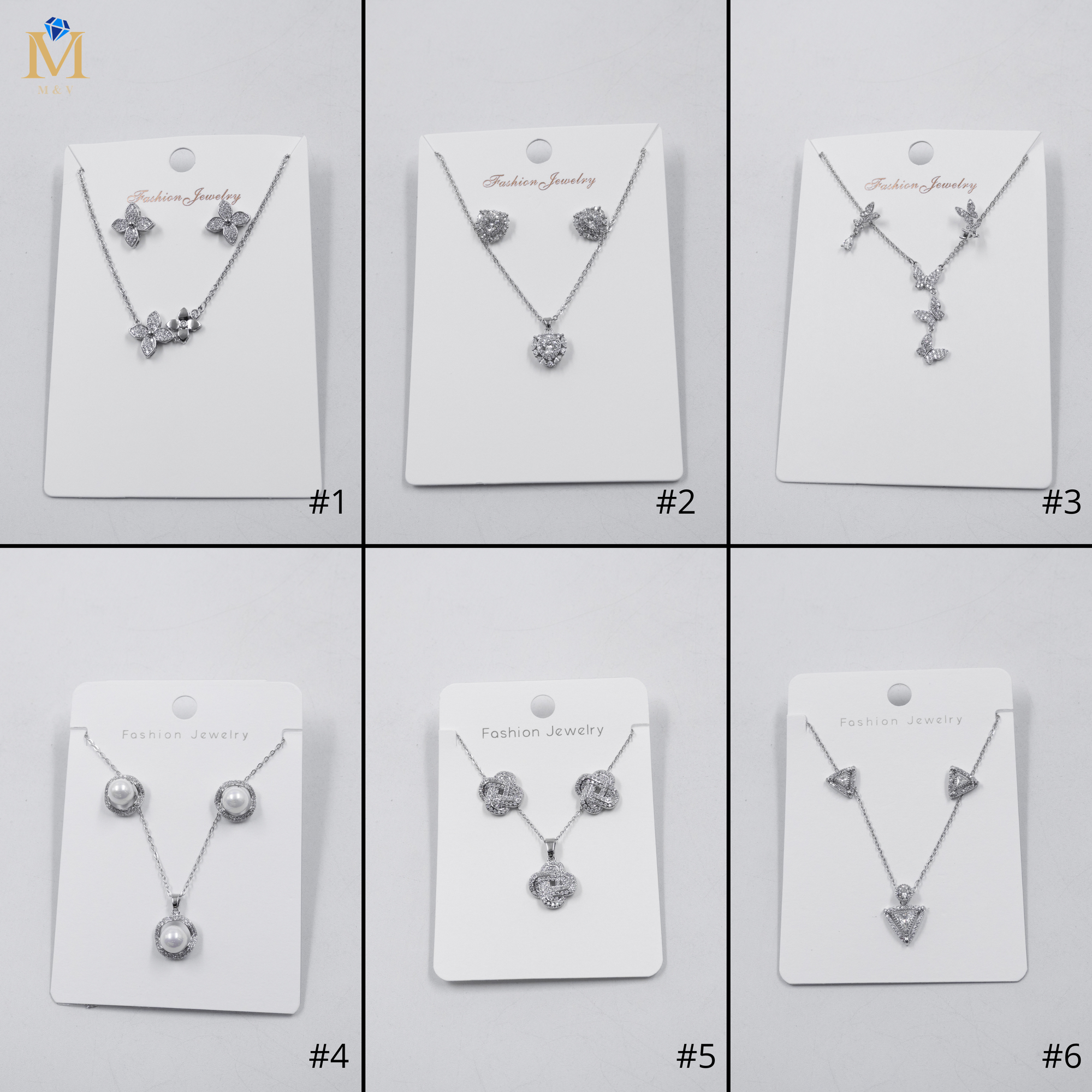 Conjuntos Plateados M3 Oro Laminado