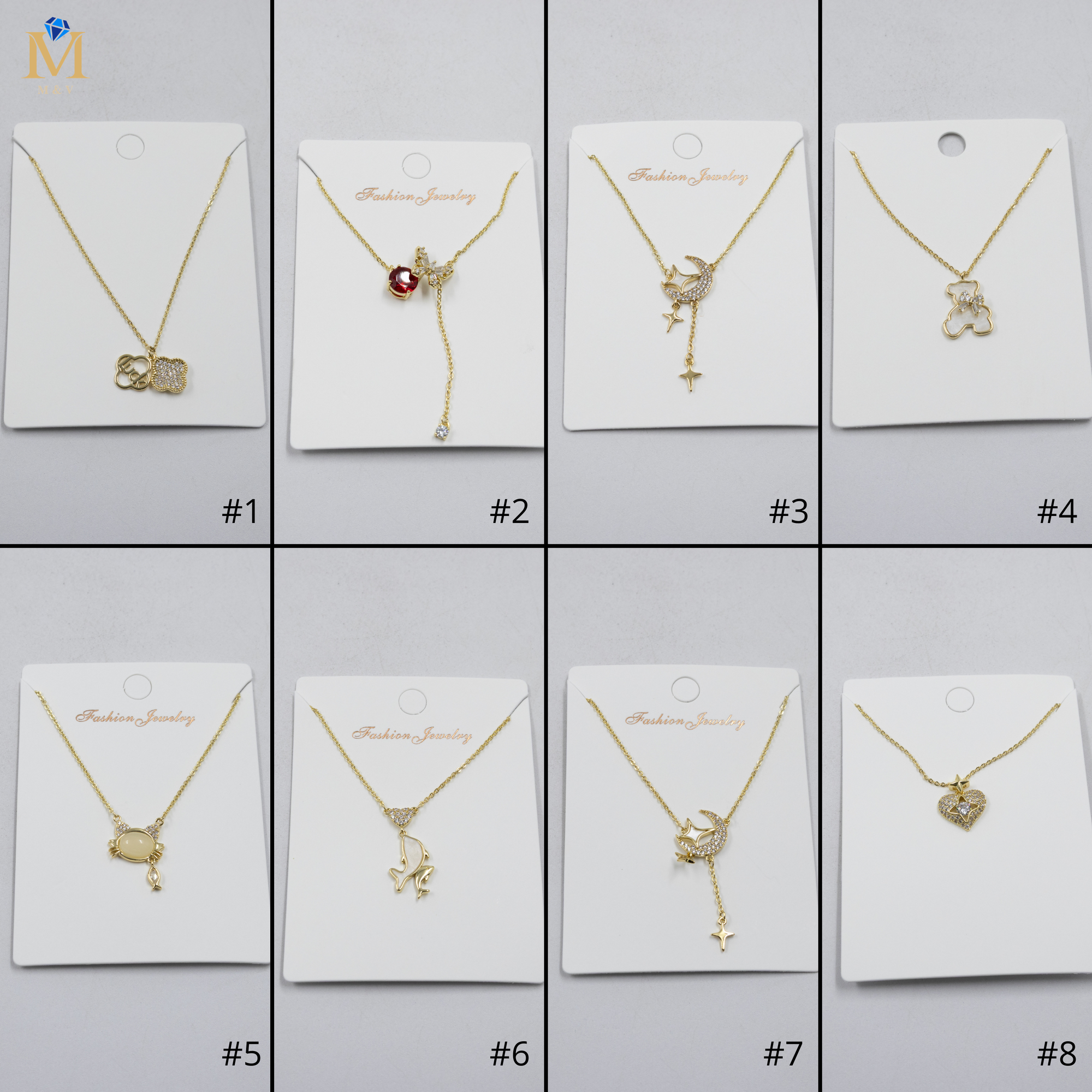 Collar Dorado Ansheli M16 Oro Laminado