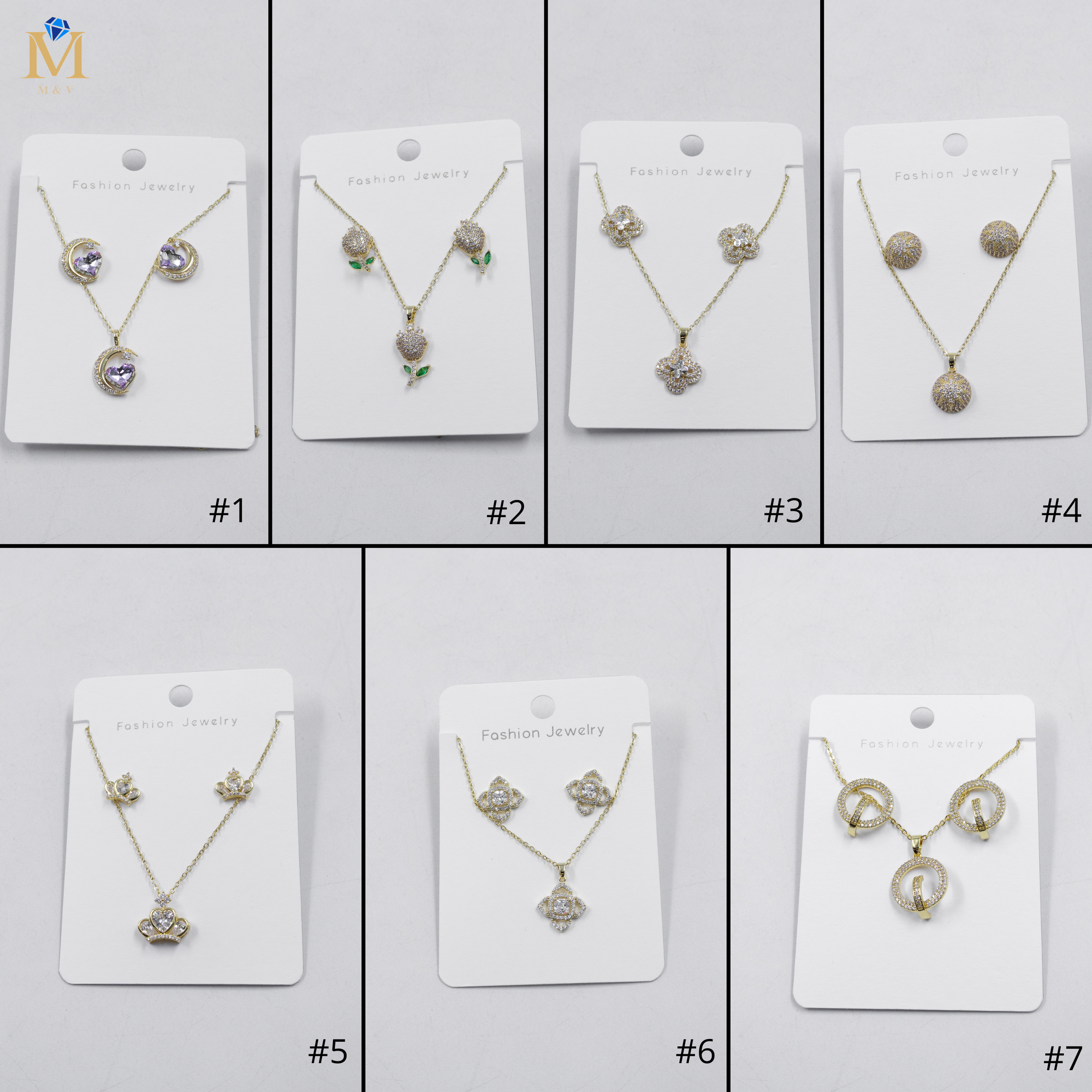 Conjuntos Dorados M5 Oro Laminado
