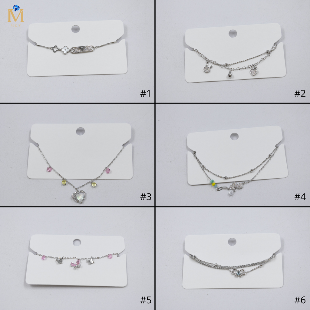Pulsera Plateada Ansheli 36 Oro Laminado