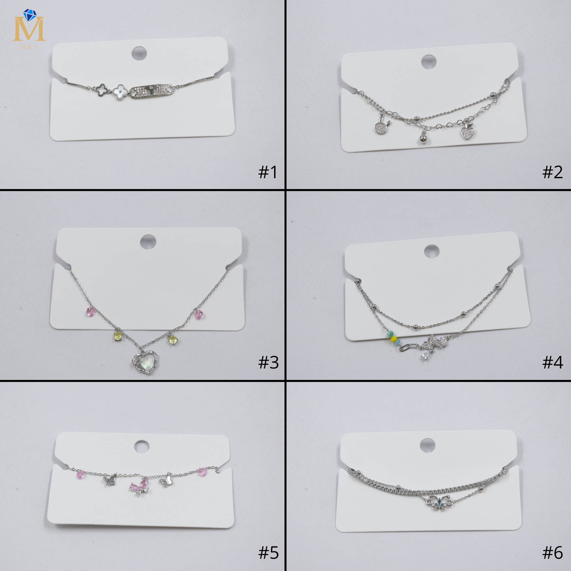 Pulsera Plateada Ansheli 36 Oro Laminado