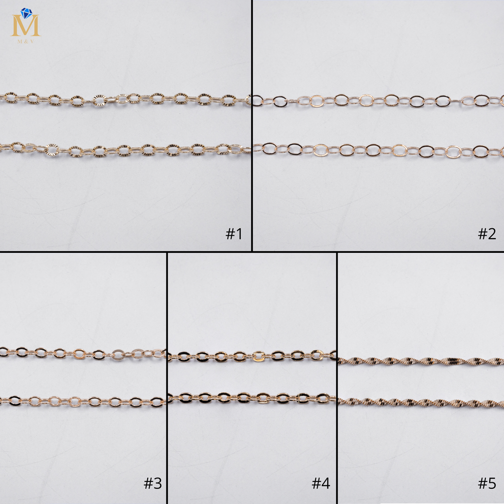 Cadenas Xuping Oro Rosado M3 Oro Laminado