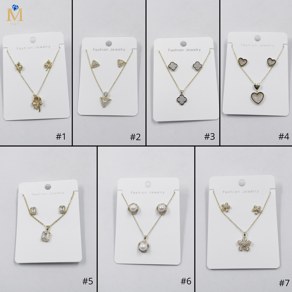 Conjuntos Dorados M3 Oro Laminado